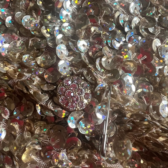 Sherri Hill High Slit Sequin Gown No. 54798 - Picture 9 of 12